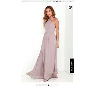 AIR OF ROMANCE TAUPE MAXI DRESS
